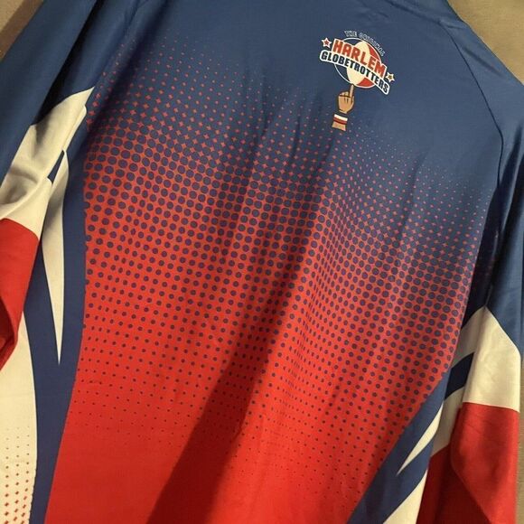 NWT Harlem Globetrotters 1/4 Zip Warm Up Pullover Jacket Champion XXL 2XL - Picture 7 of 8